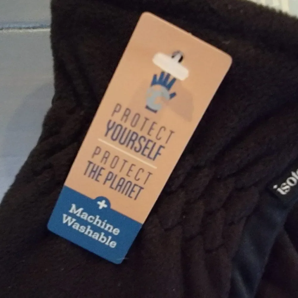 Women's isotoner SmartDRI Fleece Lined Gathered Gloves - Picture 4 of 8